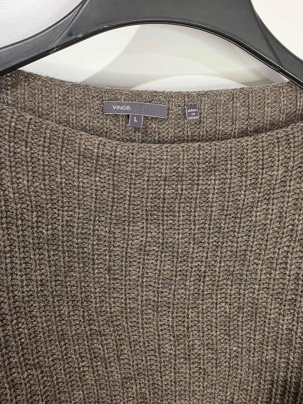 Vince Ribbed Boat-Neck Sweater 50% yak/50% wool - Picture 2 of 5